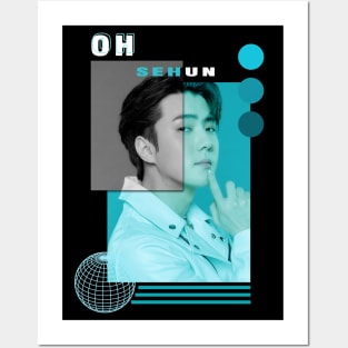 Kpop Design Sehun EXO [ Don't Fight The Feeling ] Posters and Art